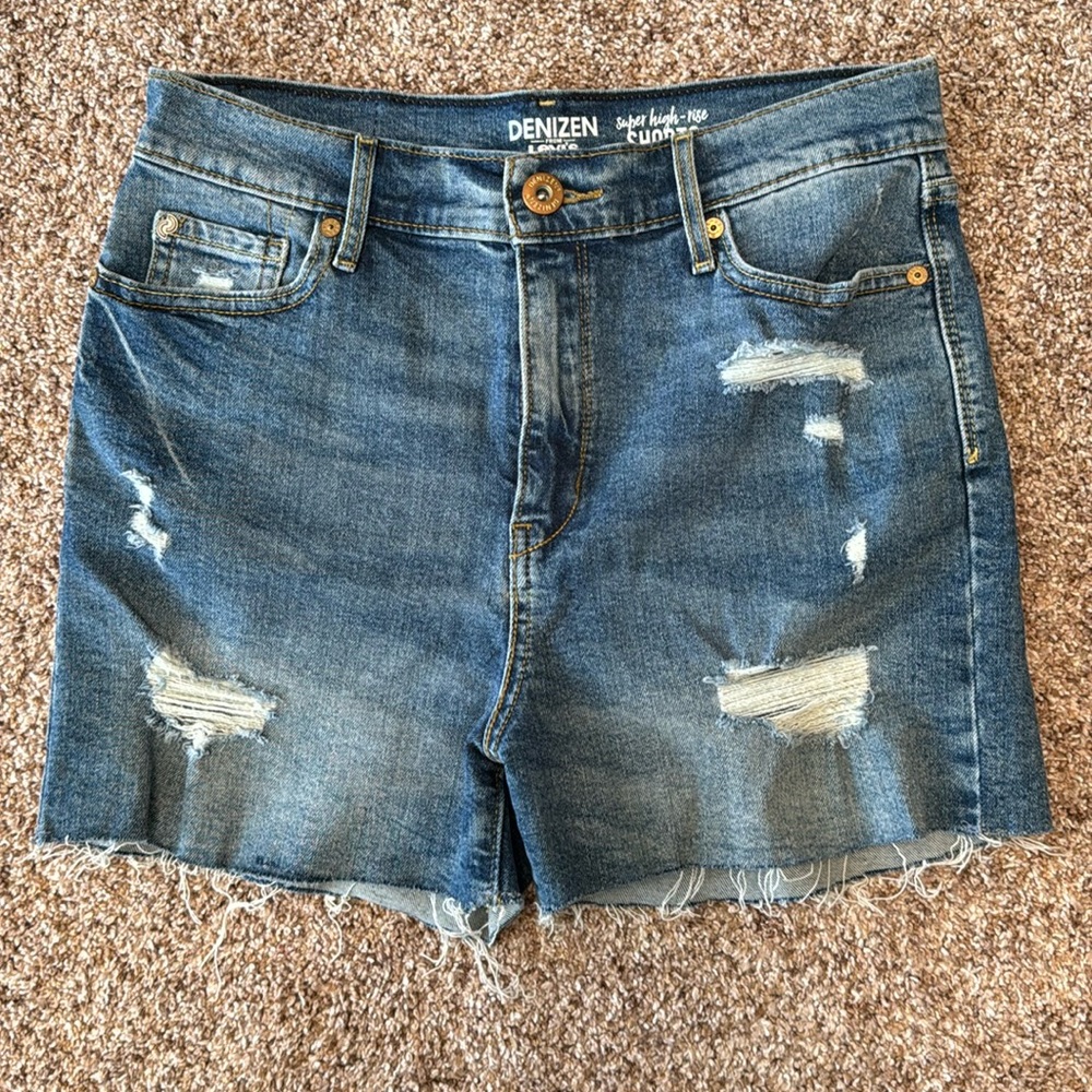 Denim shorts